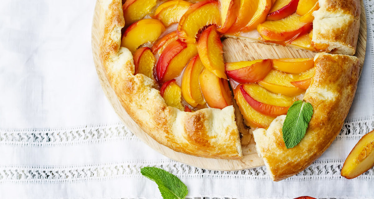 Peach pie