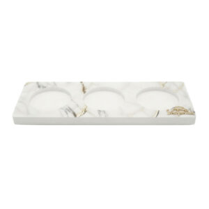 basetta espositrice in PVC effetto marmo linea Horeca 600g